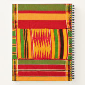 アフリカンプリント ノートブック 8.5 x 11 (裏面)