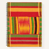 アフリカンプリント ノートブック 8.5 x 11 (正面)
