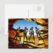 アフリカンホーム来ズ ポストカード (正面/裏面)