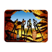 アフリカンホーム来ズ マグネット (横)