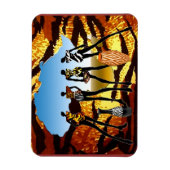 アフリカンホーム来ズ マグネット (縦)