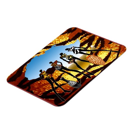 アフリカンホーム来ズ マグネット (左側)