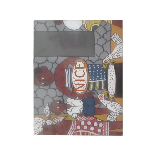 アフリカンホ伝統的メステッドライフスタイル ノートパッド (回転)