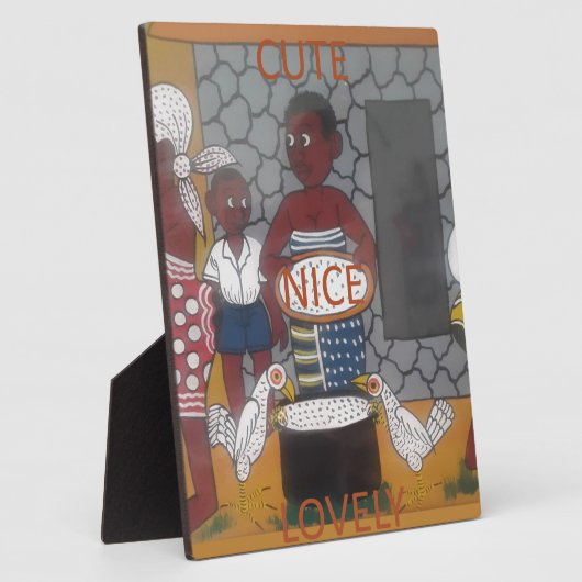 アフリカンホ伝統的メステッドライフスタイル フォトプラーク (側面)