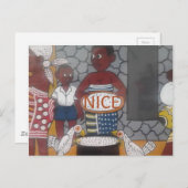 アフリカンホ伝統的メステッドライフスタイル ポストカード (正面/裏面)