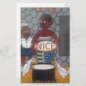 アフリカンホ伝統的メステッドライフスタイル 便箋 (正面/裏面)