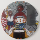 アフリカンホ伝統的メステッドライフスタイル 缶バッジ (正面)