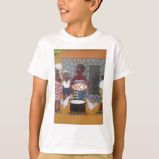 アフリカンホ伝統的メステッドライフスタイル Tシャツ (正面)