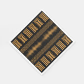 アフリカンボゴランスタイルアフロセントリックナプキンス スタンダードランチョンナプキン (角)