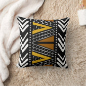 アフリカンボゴランデザイン枕 クッション (ブランケット)