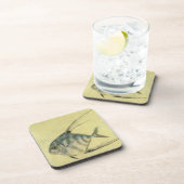 アフリカンポマノウオ、ビンテージ・スレッドフィン・トレヴァリー コースター (右側)