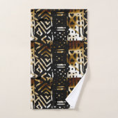 アフリカンマッドクロスプリント バスタオルセット (ハンドタオル)