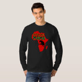 アフリカンママライオン+レッド Tシャツ (正面フル)