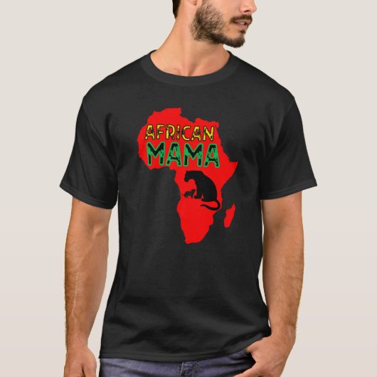 アフリカンママライオン Tシャツ (正面)