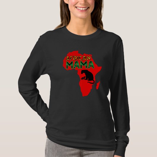 アフリカンママライオン Tシャツ (正面)