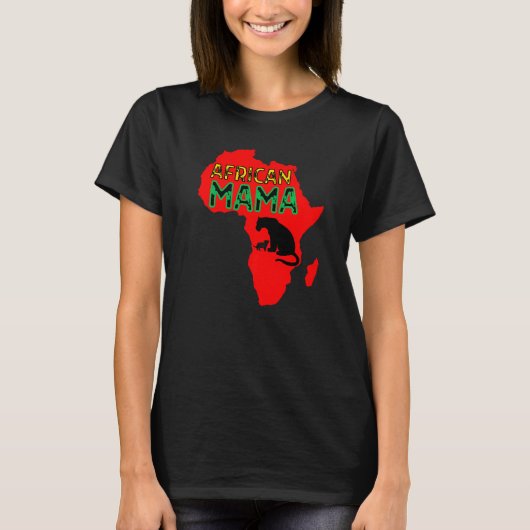 アフリカンママライオン Tシャツ (正面)