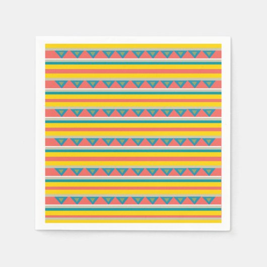 アフリカンムードII スタンダードカクテルナプキン (正面)