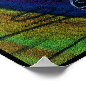 アフリカンムーンマイアミデコプリント ポスター (角)