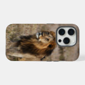 アフリカンライオン・草むら iPhone 7 カバー (裏面横)