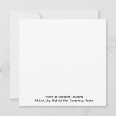 アフリカンリリー (裏面)