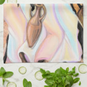 アフリカンレディースキッチンタオルアート絵画スタイルズ キッチンタオル (折り畳み)