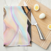 アフリカンレディースキッチンタオルアート絵画スタイルズ キッチンタオル (四つ折り)