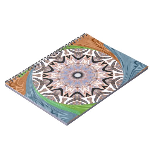 アフリカンワールアートプリント ノートブック (左側)