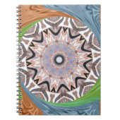 アフリカンワールアートプリント ノートブック (正面)