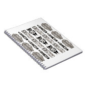 アフリカン柄 ノートブック (右側)