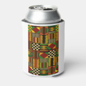 アフリカン王室のテクロスデザイン 缶クーラー (缶裏面)