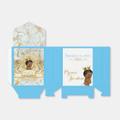 アフリカン王室のプリンスファンシーブルー|ベビーシャワーテント フェイバーボックス (折り畳みなし)