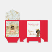 アフリカン王室のプリンスファンシー赤ちゃんシャワーのテントの好意 フェイバーボックス (折り畳みなし)