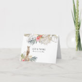 アフリカン結婚ファリの写真 サンキューカード (正面)