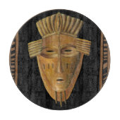 アフリカン絵画マスクのバイチャリカリア・ザリス カッティングボード (正面)