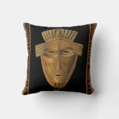 アフリカン絵画マスクのバイチャリカリア・ザリス クッション (裏面)