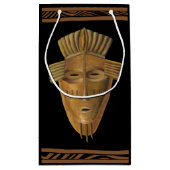 アフリカン絵画マスクのバイチャリカリア・ザリス スモールペーパーバッグ (裏面)