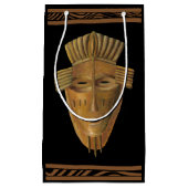 アフリカン絵画マスクのバイチャリカリア・ザリス スモールペーパーバッグ (正面)