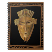 アフリカン絵画マスクのバイチャリカリア・ザリス ノートブック (正面)