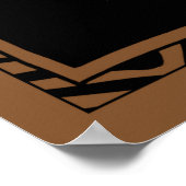 アフリカン絵画マスクのバイチャリカリア・ザリス ポスター (角)