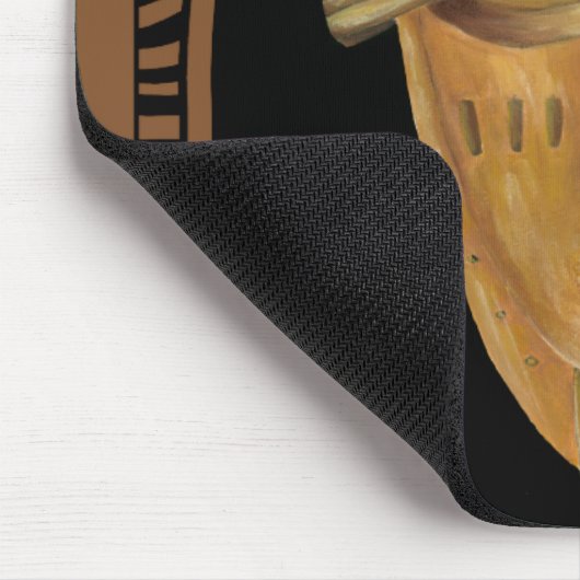 アフリカン絵画マスクのバイチャリカリア・ザリス マウスパッド (コーナー)