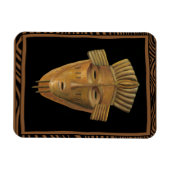 アフリカン絵画マスクのバイチャリカリア・ザリス マグネット (横)