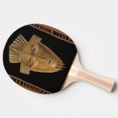 アフリカン絵画マスクのバイチャリカリア・ザリス 卓球ラケット (横)