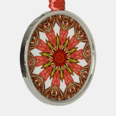 アフリカン・アジアン・トラディショナル・エッジィ・パターン メタルオーナメント (右)