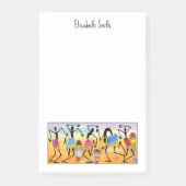 アフリカン・アート素晴らし・ブレイクダンス ポストイット (正面)