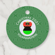 アフリカン・ディアスポラ エンジェル クリスマス フラッグ オーダーメイド