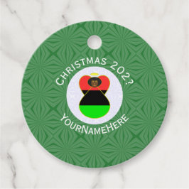 アフリカン・ディアスポラ エンジェル クリスマス フラッグ オーダーメイド フェイバータグ