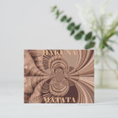 アフリカン ハクナマタタ フラクタル アート プリント/グラフィック ポストカード (スタンド正面)