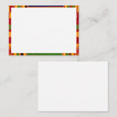 アフリカン パターン 封筒カード エンクロージャーカード (正面/裏面)