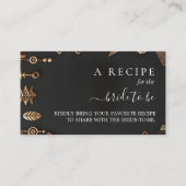 アフリカン ブラウン トрадиショナル ナイジェリア ブライダル シャワー エンクロージャーカード (正面)