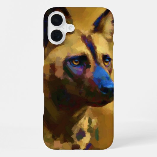 アフリカン・ワイルド・ドッグ iPhoneケース (裏面)
